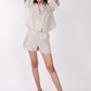 Earthy Natural Linen Shorts