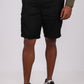 Midnight Black Linen Shorts