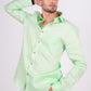 Kiwi Green Regular Collar Shirt