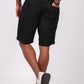 Midnight Black Linen Shorts