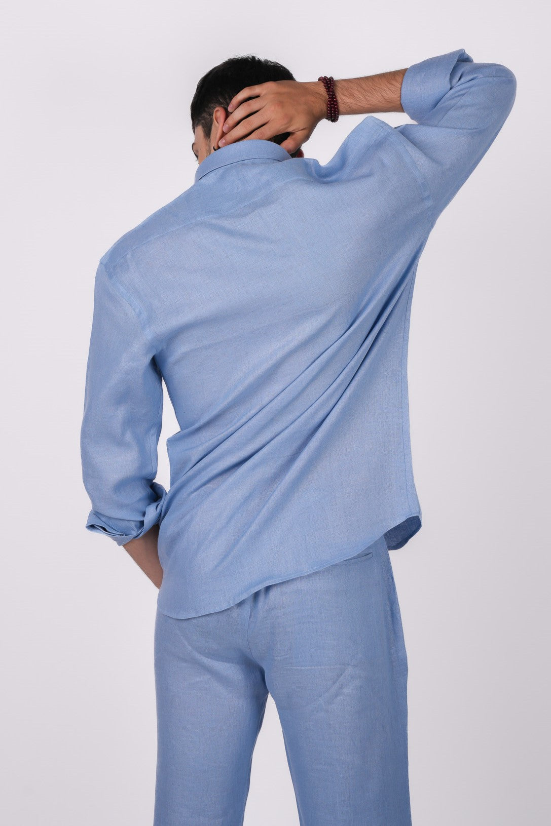 Ocean Blue Regular Collar Shirt