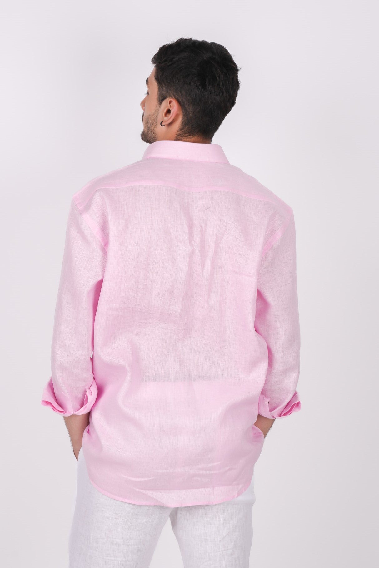 Baby Pink Regular Collar Shirt