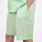 Kiwi Green Co-ord Set- Includes Pair of Shorts and Regular Collar shirt