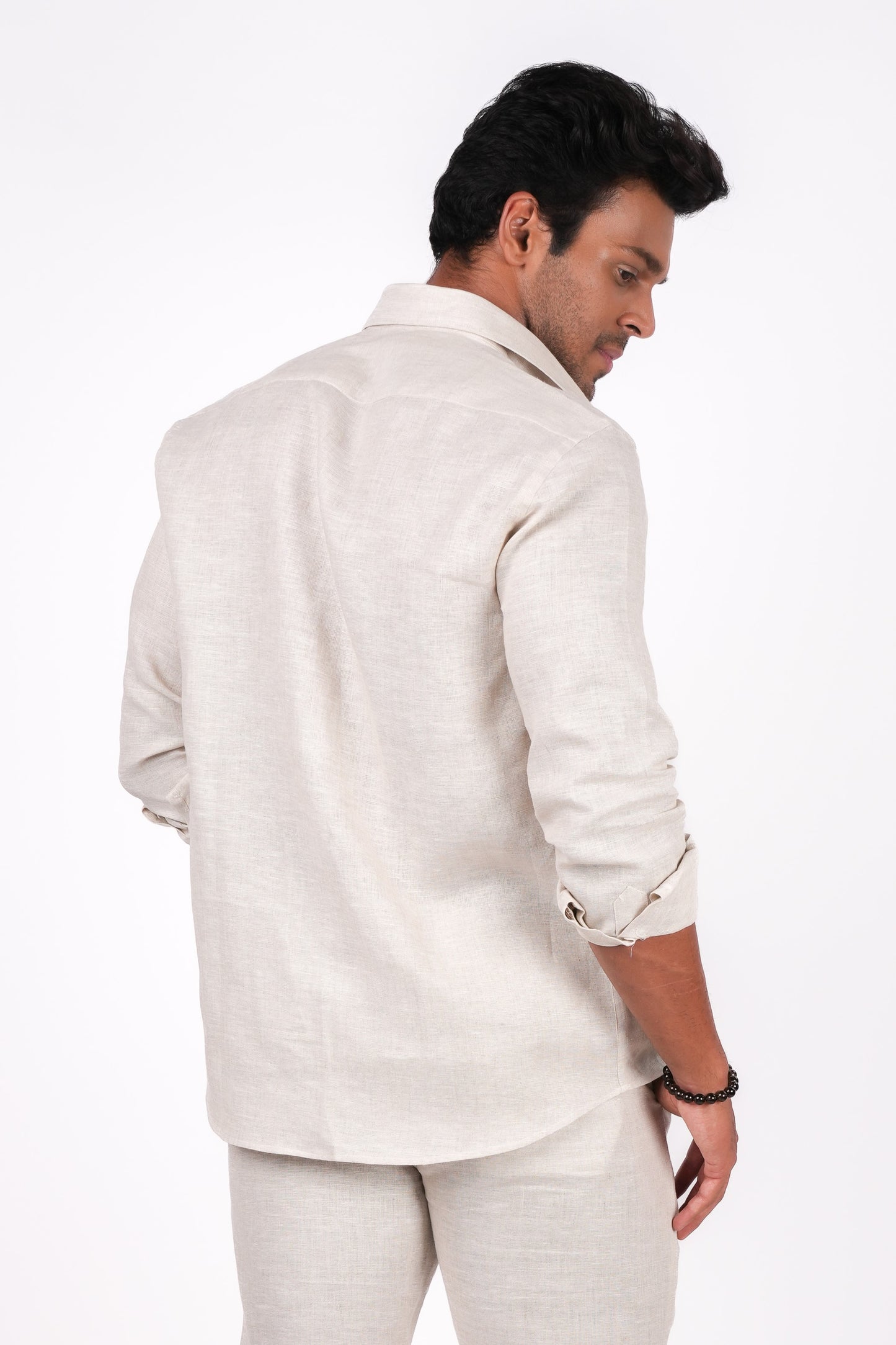 Earthy Natural Regular Collar Shirt