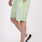 Kiwi Green Linen Shorts