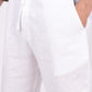 Pearl White Linen Pants