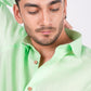 Kiwi Green Regular Collar Shirt