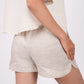 Earthy Natural Linen Shorts