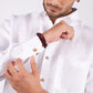 Pearl White Regular Collar Shirt