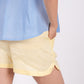 Sunshine Yellow Linen Shorts