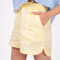 Sunshine Yellow Linen Shorts