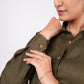 Forest Green Full Sleeves Spread Collar Linen Shirt